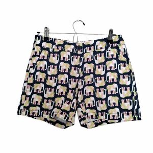 Crown ivy Short Bermuda size 4p used womens Used safari elephants print